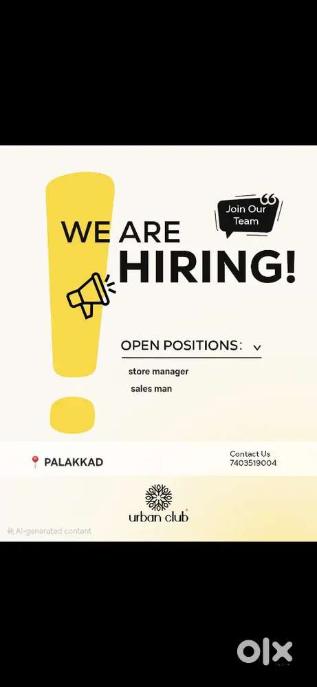 Sales man for a dress shop