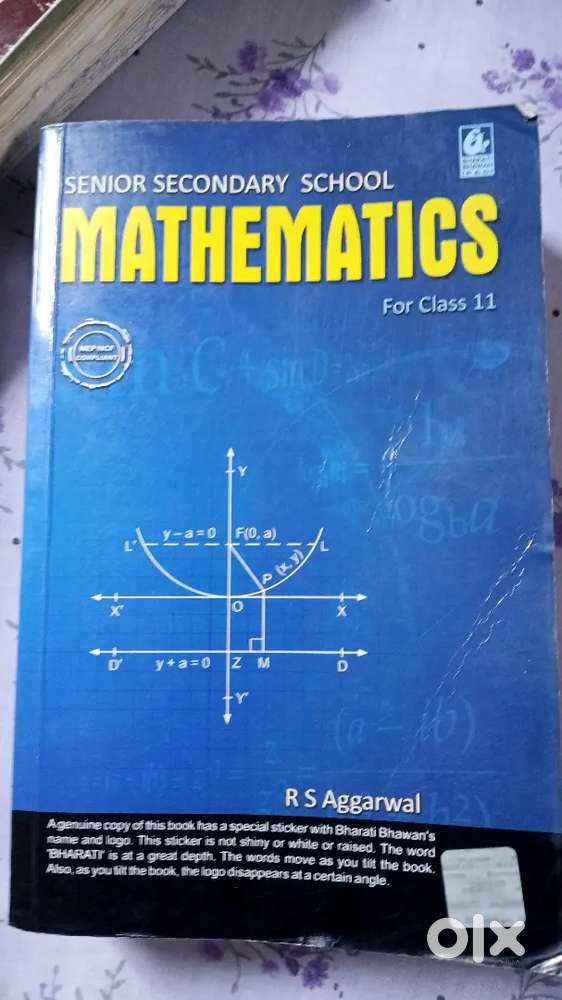 RS Aggarwal Mathematics Class 11 - 2024 Edition - New Condition