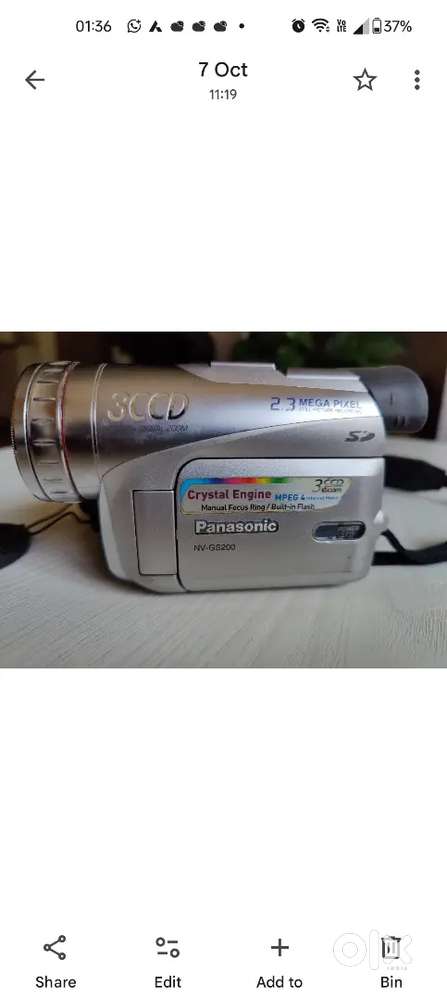 Panasonic 3CCD video camera and charger, Tape recorder,