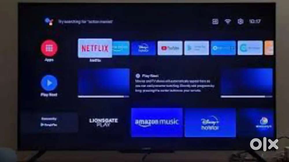 Led tv TCL smartv with 4k Ultra HD and voice search on Bajaj
