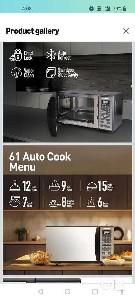 Panasonic brand new microwave oven 23L no use Amazon purchase