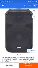 samson 2 speaker 1000w and mixpad for sale in good condition