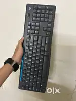 Logitech Keyboard + Mouse + USB Port