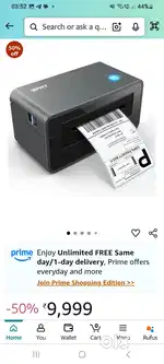 iDPRT Thermal Label Printer, Shipping Label Printer, 4×6 Label Printer