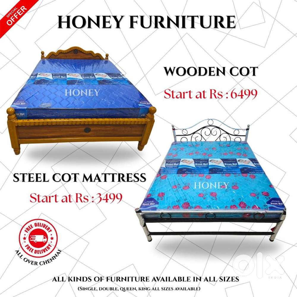 Buy Strong Beds – Factory Outlet-Steel Cot , Wooden Cot, Bunker