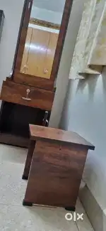 Dressing table with full length mirror and Stool
