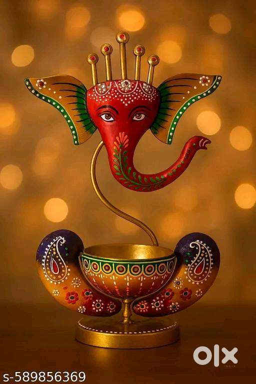 Shree gandesh ji handcraft metal decore