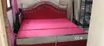 BED COM SOFA (BOX PATTERN) (want to sell urgently)