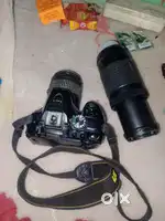 Nikon d5300 sath mein double Lance 18.55.70.300.hicharger battery bag
