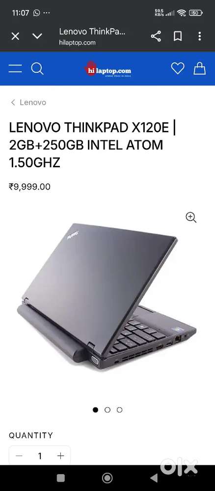 Lenovo ThinkPad x120e 6GB/300GB