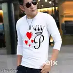 Men full Sleeve printed polyester Tshirt