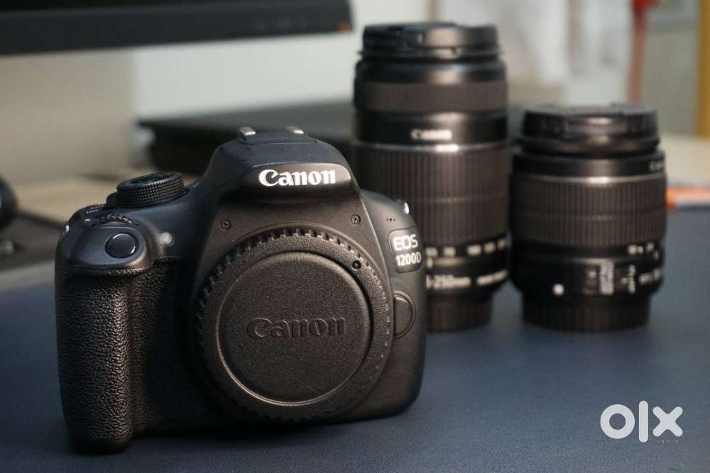 Canon 1200D with Double Kit Lens (18-55mm & 55-250mm)