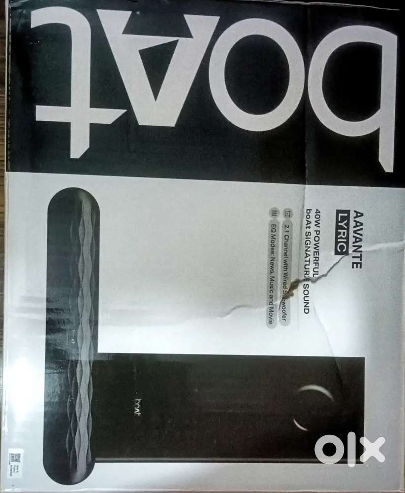 BoAt Aavante Lyric 40W Soundbar with Wired Subwoofer (Sealed Box)