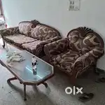 Sofa set Almirah and table for sale