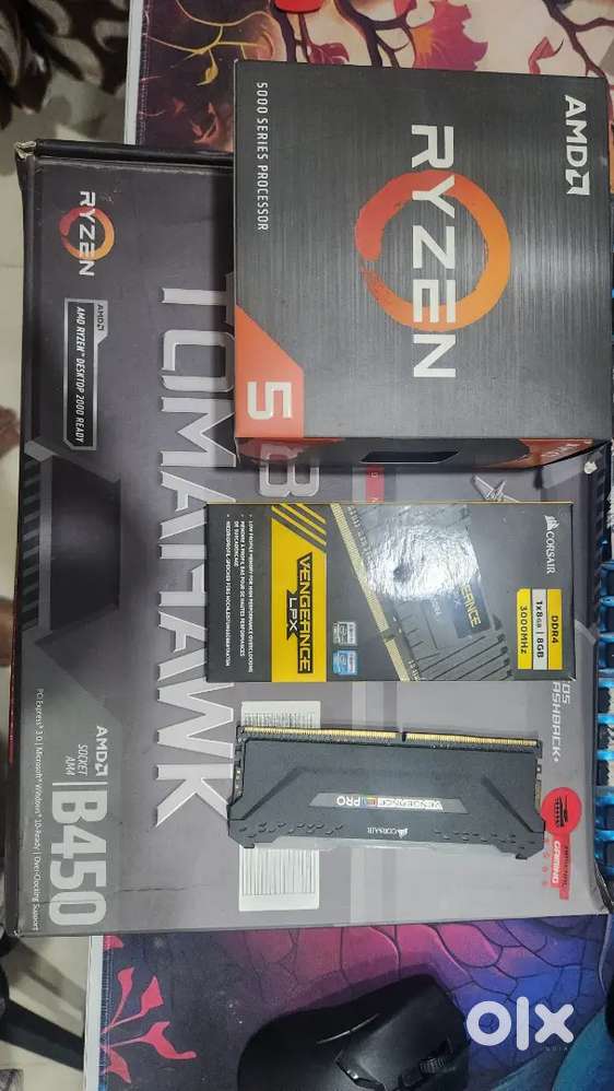 AMD5600x+B450 Motherboard+2x8GB DDR4 3000Mhz RAM