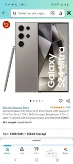 Samsung galaxy s24 ultra 5g AI smart phone