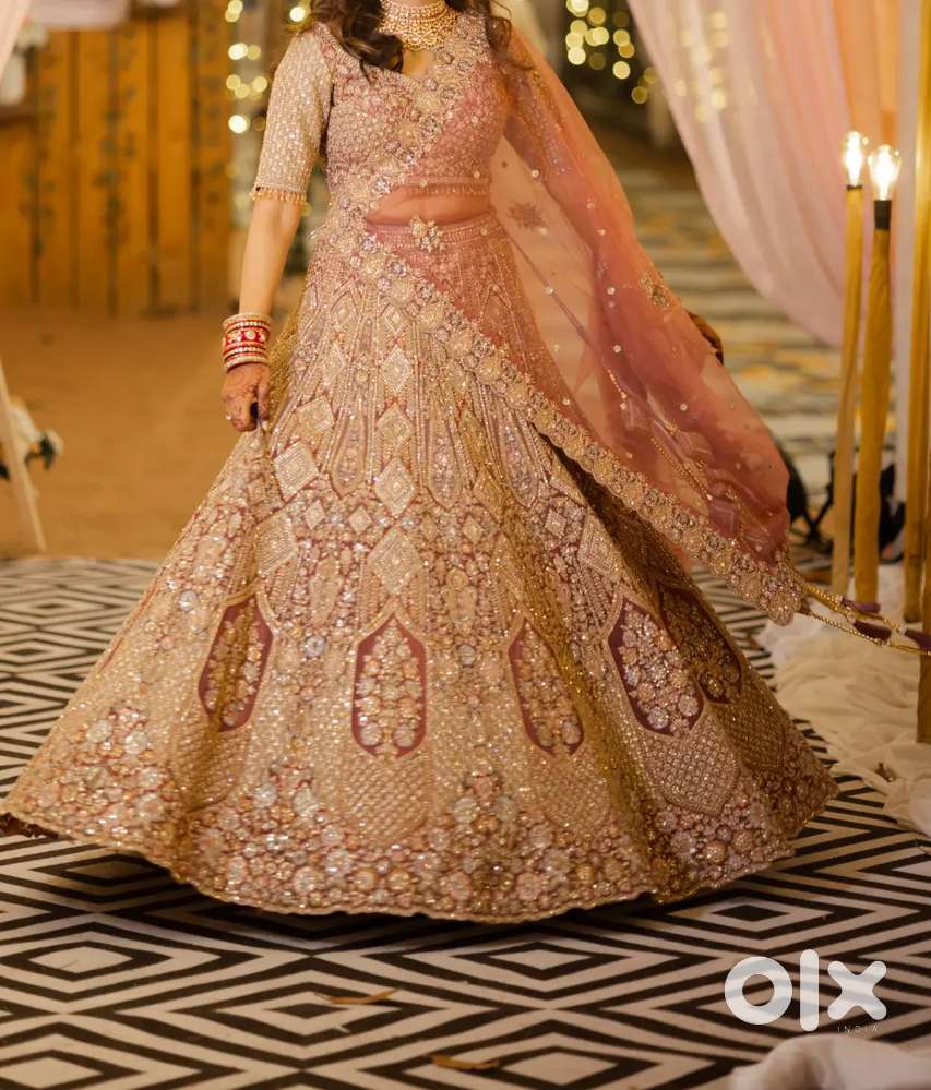 Designer bridal wedding/reception lehenga