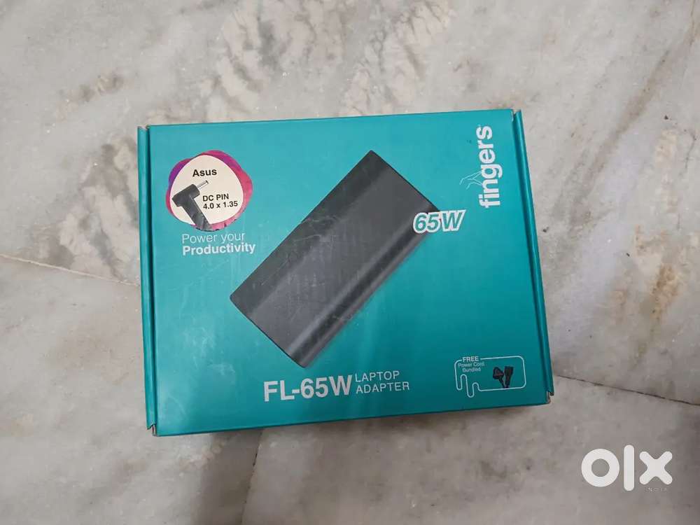 Fingers FL-65W Asus 45W Laptop Adapter (8M Warranty, Unused, 4.0x1.35)