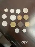Old coins of 1,2,3,5,10,20