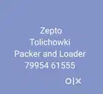 Wanted male pickers in Tolichowki