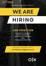 WE ARE HIRING - EMERGE BUSINESS GROUP