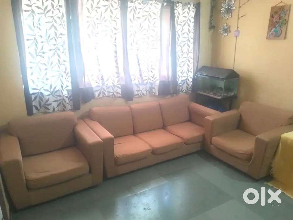 Brown Colourish Sofa Set