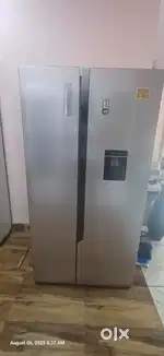Double door refrigerator in a new condition for sale