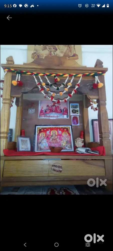 Wooden mandir