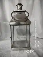 Heavy solid big size stainless steel laltern 54 cm.