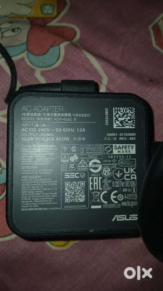 Asus adaptor with cable 45w