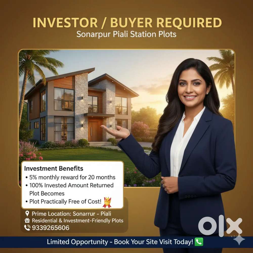 Needs Buyer for Sonarpur Piali Plots with money back offer