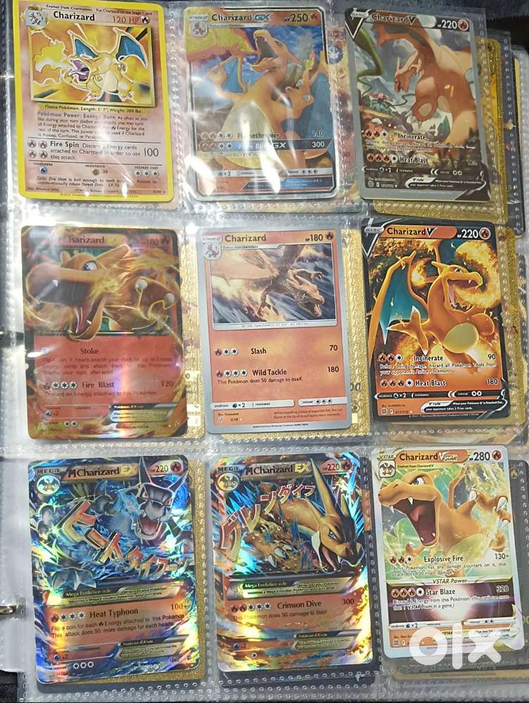 set of 36 ultra rare charizard . it includes 1st edition charizard