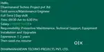 Field service & maintenance