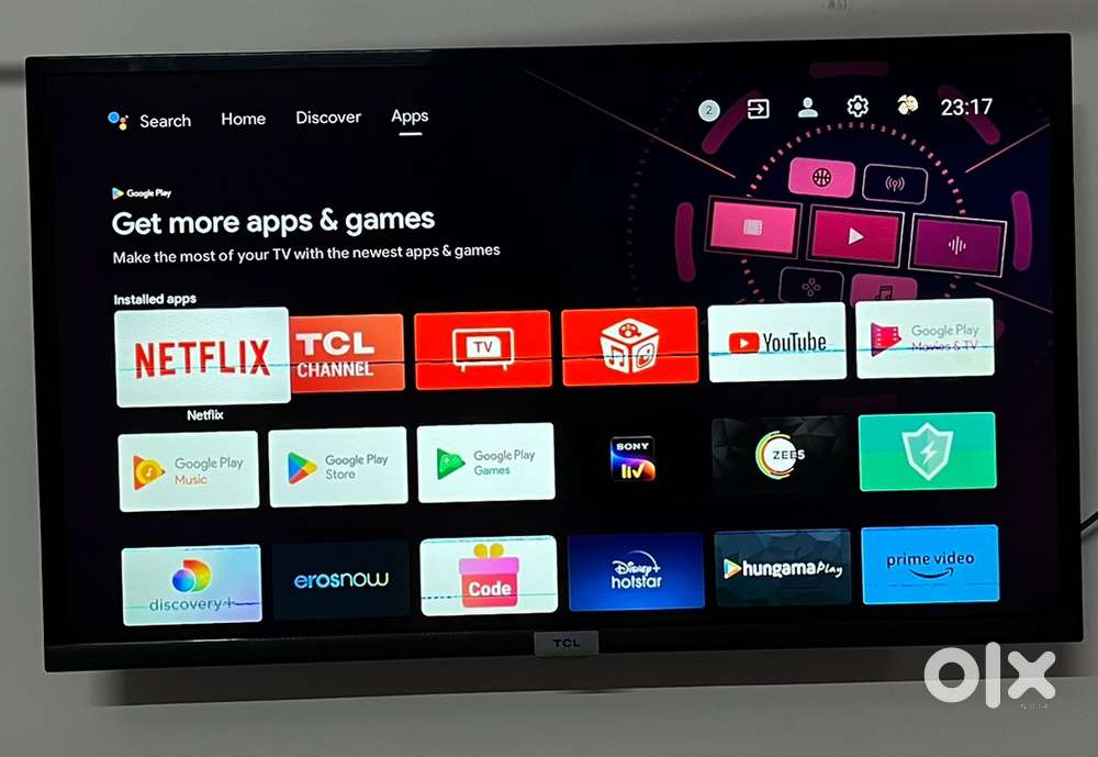 Rs7500- Branded 32inch android smart hd TCL TV