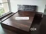 SC Furniture Bed With Side Table At Factory Price