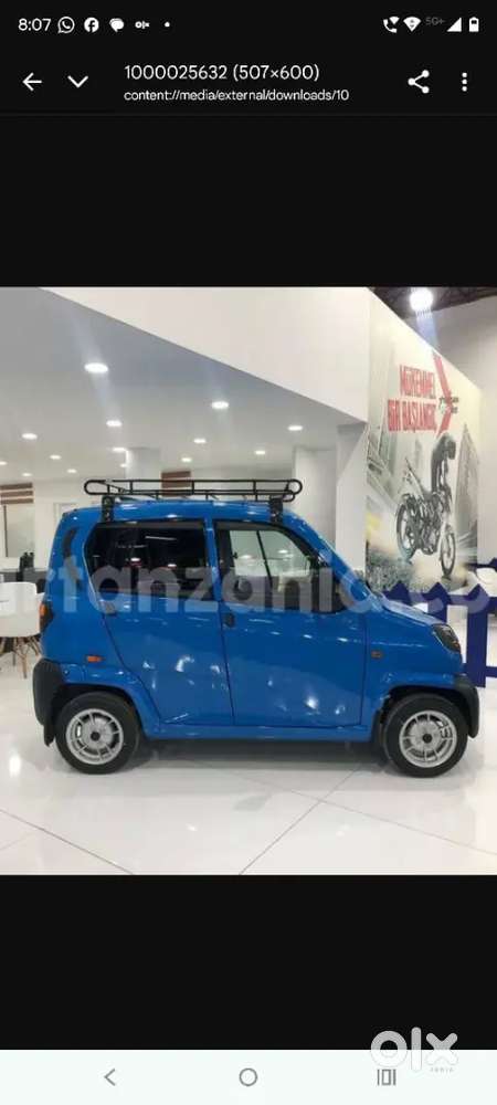 Bajaj qute small auto cab is for sale