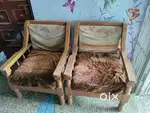 Sangwan wood two sofa set
