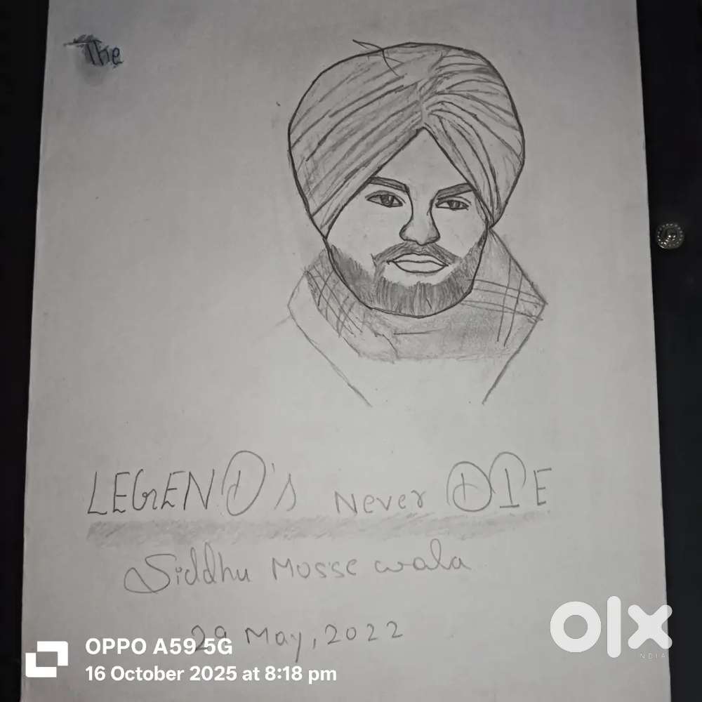Sidhu Moose wala drawing amazing
