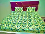 Double bed and mattress