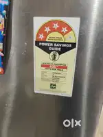 604 lt double door fridge
