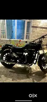 Royal enfield thunderbird black modified