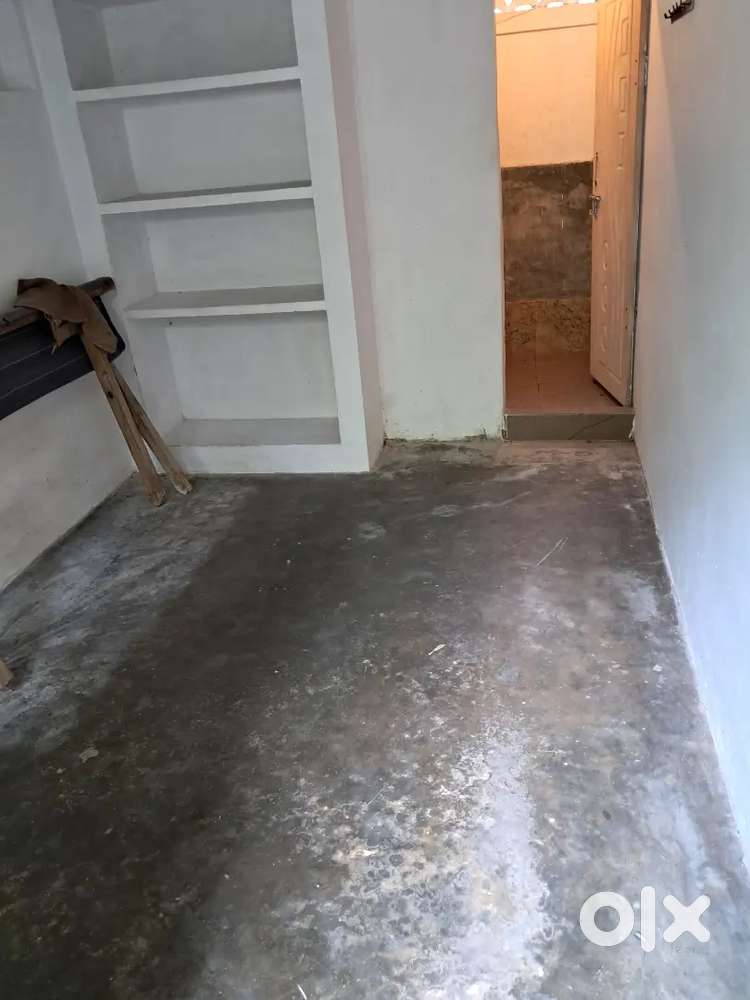 Single room with attached bathroom