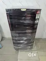 Id-30056.  Godrej meroon colour flower design refrigerator