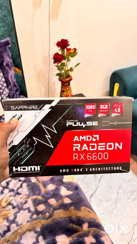 AMD RX 6600 8GB GDDR6 Graphics Card - EXCELLENT CONDITION