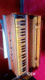 Antique 2 line bass male harmonium(fix price no bargaining)