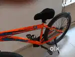 6 month old bicycle, helmet, lock and air pump for adult