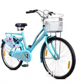 Leader ladies bycycle with basket and integrated carrier 26t