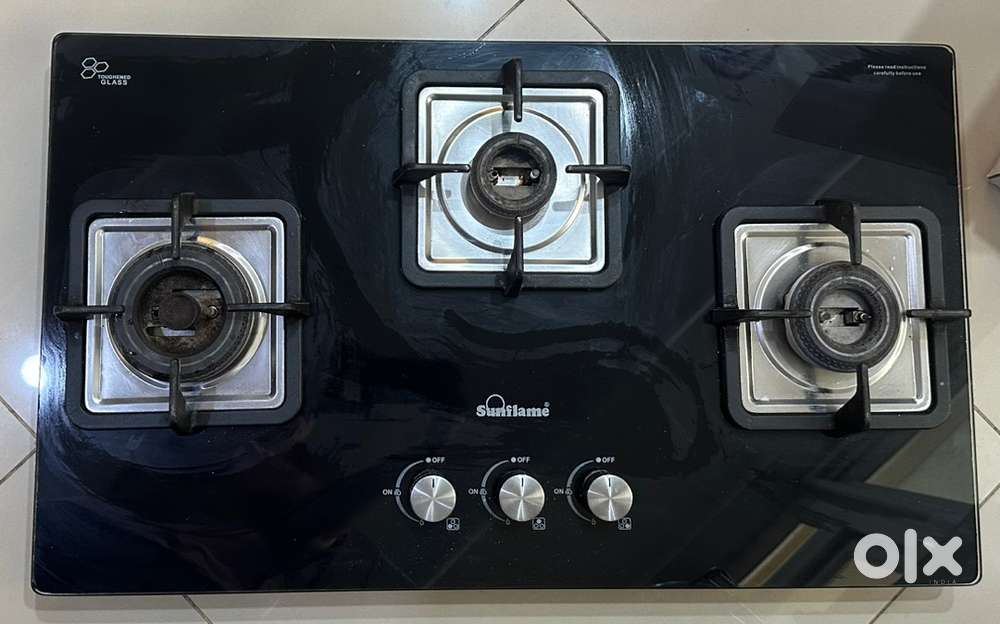 Sunflame gas hob 1 year old in good working condition