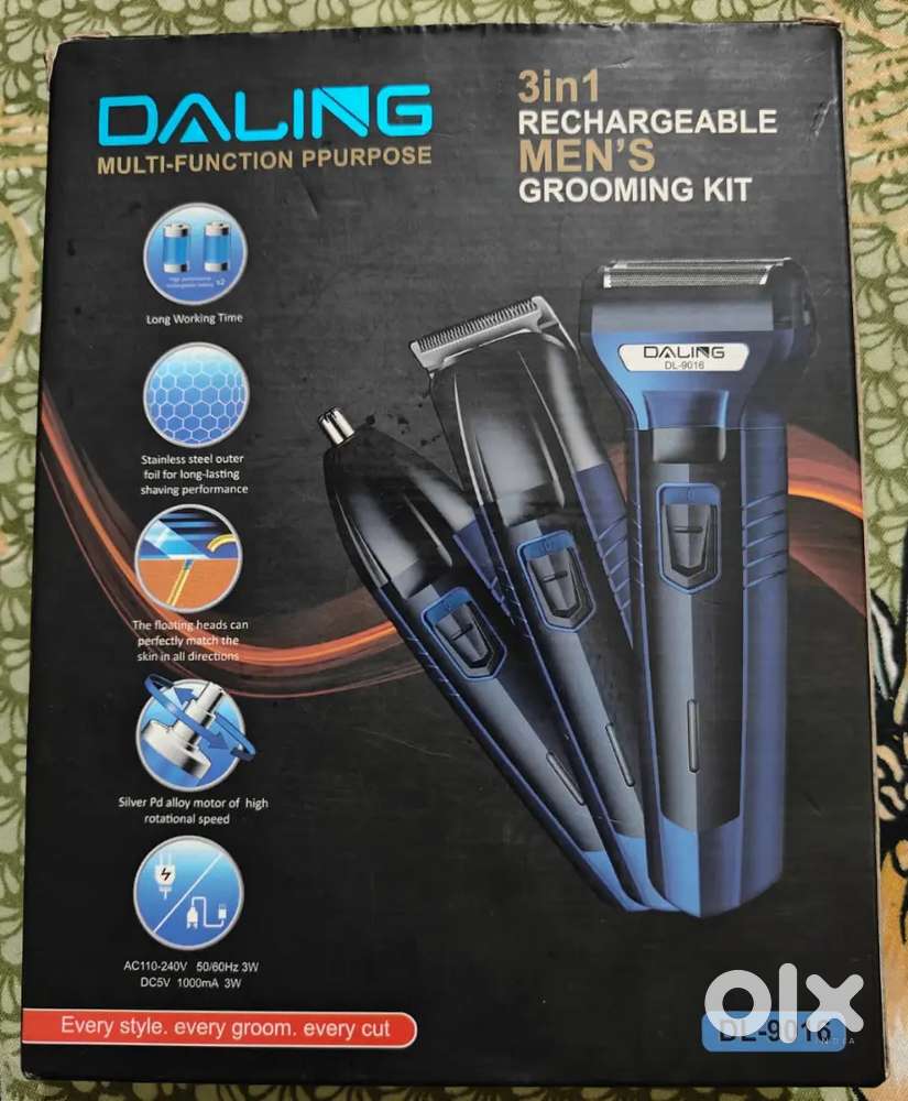 Daling 3-in-1 Rechargeable Men’s Grooming Kit DL-9016