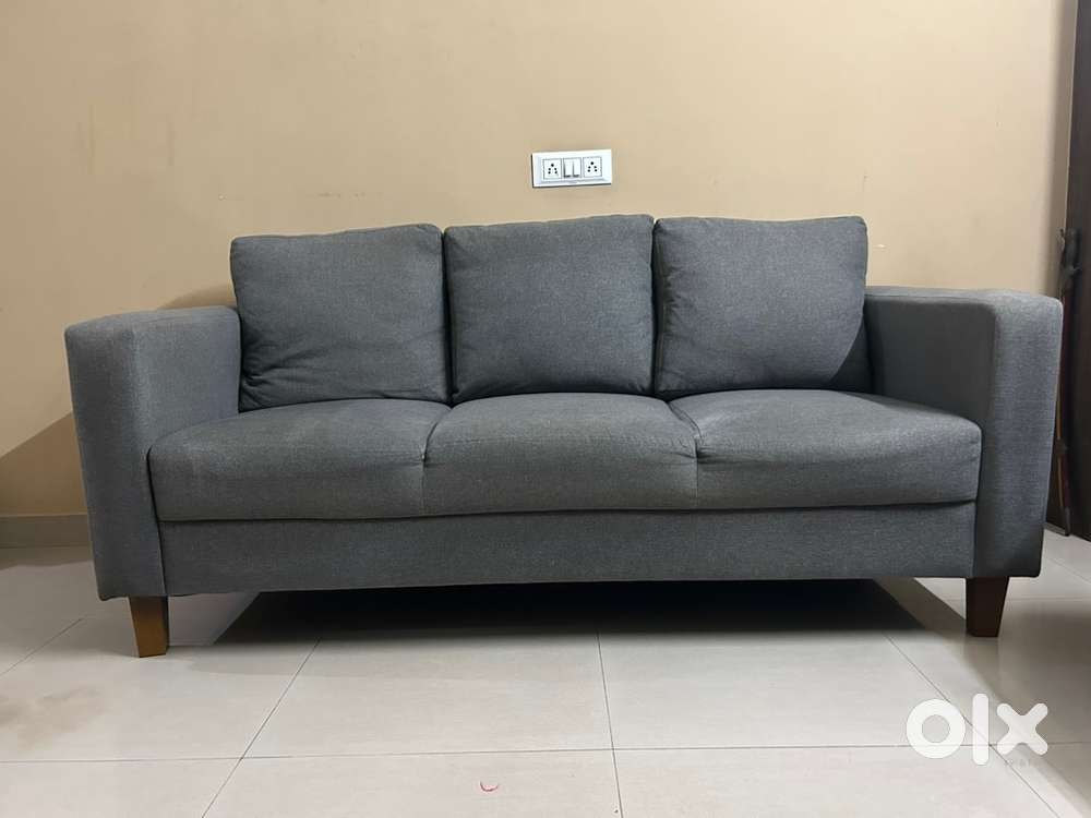 Jordy Blue Grey 3seater sofa set 1 year old in good condition